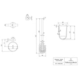 Villeroy & Boch Toilet Roll Holder Villeroy & Boch Elements - Tender Toilet Brush Set
