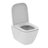 Ideal Standard Wall Hung Toilet Ideal Standard i.life S Wall Hung Compact Rimless Toilet with Soft Close Seat