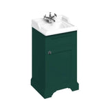 Burlington Cloakroom Vanity Unit Matt Green / 2 Burlington Freestanding Square Cloakroom Vanity Unit with Basin