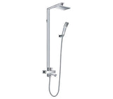 Flova Exposed Shower Set Flova Essence Manual Exposed Shower Set with Shower Head, Handset and Diverter Bath Spout in Diamond Chrome