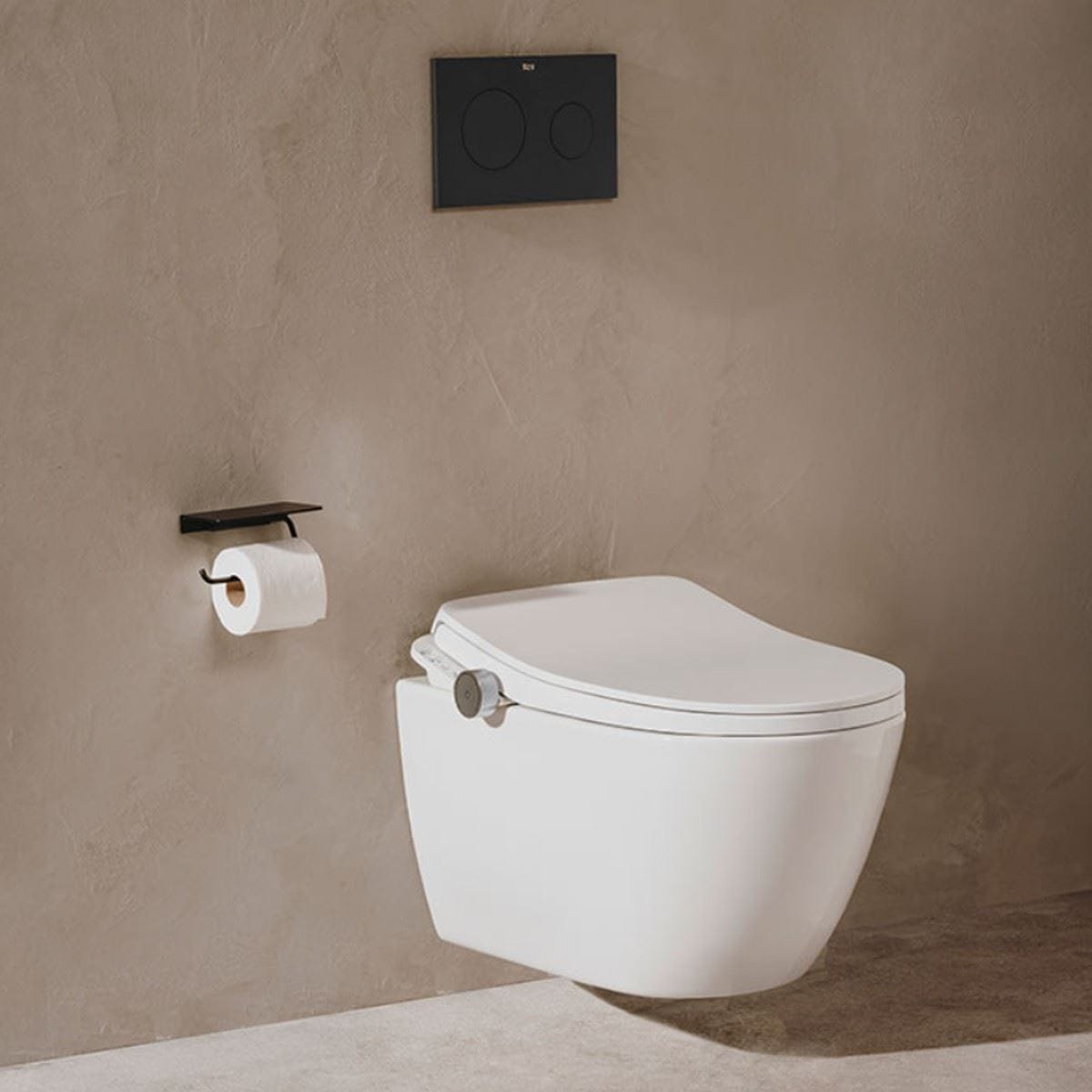 Roca Smart Toilet Roca In-Wash® Ona Wall-hung Rimless Smart Toilet with Heated Seat