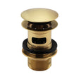 Imex Basin Waste Brushed Brass Imex Basin Solid Brass Slotted Clicker Waste
