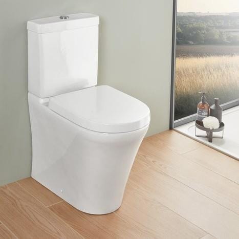 Villeroy & Boch Close Coupled Toilet Villeroy & Boch O.novo Comfort Height Close Coupled Toilet with Soft Close Seat