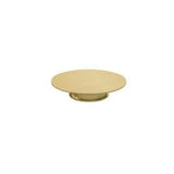 Imex Bath Waste Brushed Brass Imex Dome Clicker Waste for Freestanding Baths
