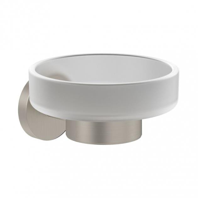 Villeroy & Boch Soap Dish Villeroy & Boch Elements Tender Wall Mounted  Soap Dish in Brushed Nickel Matt