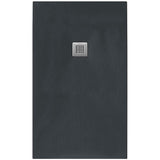 Tissino Rectangle Shower Tray 1900 x 800mm Tissino Giorgio2 Rectangle Shower Tray in Graphite Slate