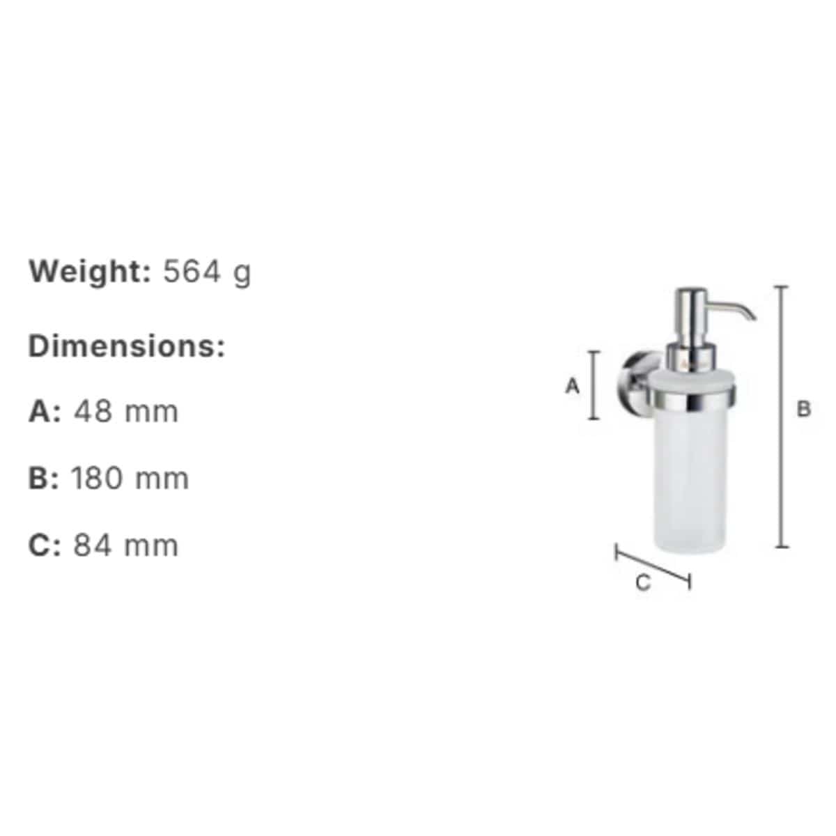 Smedbo Soap Dispenser Smedbo Home Wall Mounted Soap Dispenser