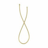 Roca Shower Hose Brushed Brass Roca Flex 1.5m Anti-Twist Smooth Shower Hose
