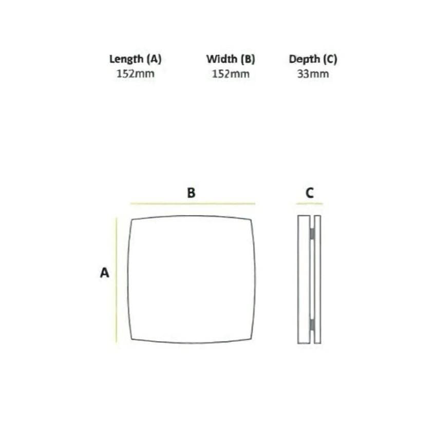 hib. Wall Mounted Fan hib. Breeze Wall Mounted Bathroom Ventilation and Extractor Fan