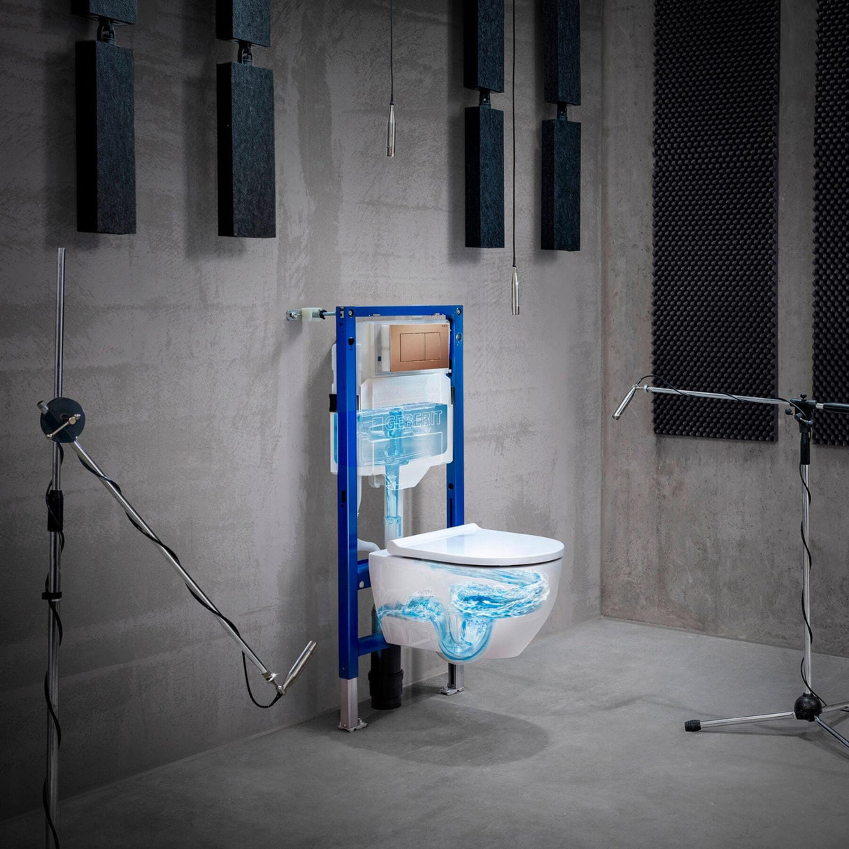 Geberit Wall Hung WC Frame Geberit Duofix Element Sigma Wall Hung Cistern and Frame with Conduit Pipe 1120mm