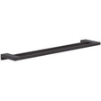 UK Bathroom Store Towel Rails and Rings Matt Black Hansgrohe Addstoris Double Bath Towel Rail