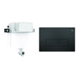 Crosswater Concealed Cistern MPRO Plate in Matt Black Crosswater Dual Flush Concealed Cistern Set with Flush Plate - 414 x 143 x 387mm