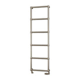 Eastbrook Traditional Towel Rail 1550 x 500 / Dual Fuel Eastbrook Stour Vertical Traditional Heated Towel Rail in Brushed Brass