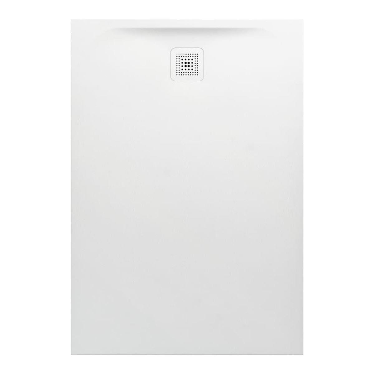 Laufen 1300 x 900mm / Drain on Short Side Laufen Marbond PRO Rectangular Tray with Waste in White