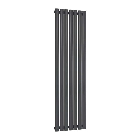 Reina Panel Radiator 1500 x 413mm / Anthracite Reina Neva Vertical Single Panel Central Heating Radiator