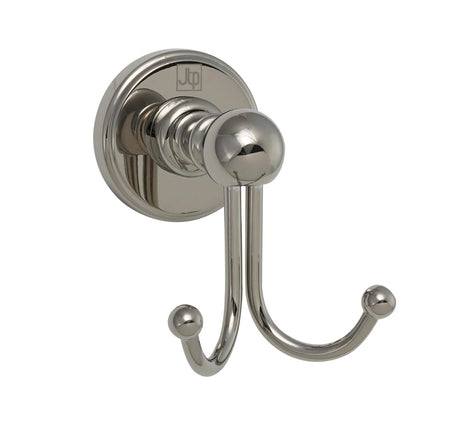 JTP Robe Hook Nickel JTP Grosvenor Double Robe Hook