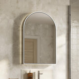 hib. Mirrored Cabinet hib. Romana Arch LED Illuminated Mirror Cabinet