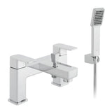 VADO Bath Shower Mixer Vado Phase Bath Shower Mixer Tap with Shower Kit in Chrome