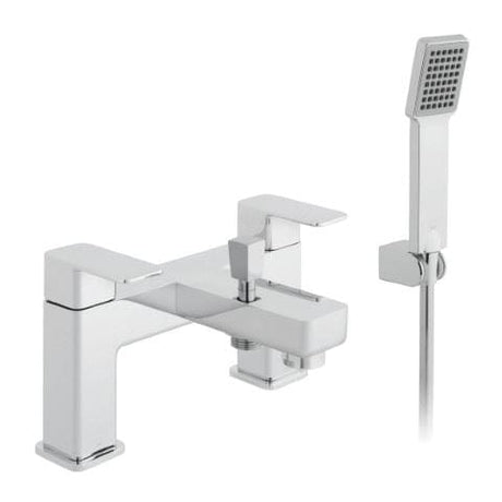VADO Bath Shower Mixer Vado Phase Bath Shower Mixer Tap with Shower Kit in Chrome