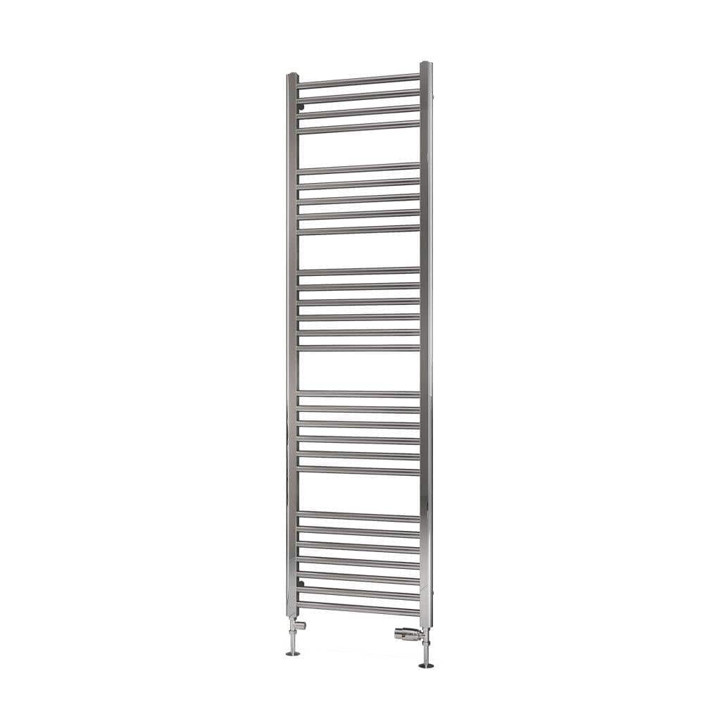 Eastbrook Ladder Rail Eastbrook Wendover Straight Vertical Heated Towel Rail in Polished Stainless Steel