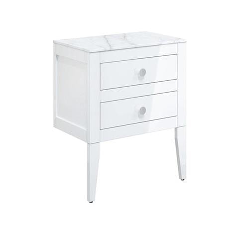 Crosswater Furniture Accessory White Gloss Crosswater Canvass Pair of Furniture Legs