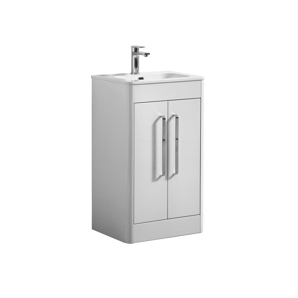 Imex Floor Standing Imex Suburb Floor Standing 500mm Double Door Vanity Unit with Basin