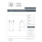 JTP Freestanding Bath Filler JTP Grosvenor Cross Freestanding Bath Shower Filler