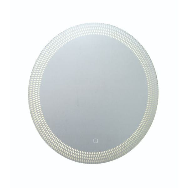 Crosswater Illuminated Mirror Crosswater Canvass LED Illuminated Round Mirror