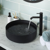 JTP Countertop Basin Matt Black JTP VOS Grade 316 Stainless Steel Round Countertop Basin