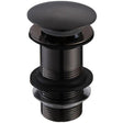 Aquarius Basin Waste Matt Black Aquarius Zanelli Unslotted Basin Clicker Waste