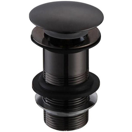 Aquarius Basin Waste Matt Black Aquarius Zanelli Unslotted Basin Clicker Waste