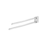 Crosswater Towel Rails and Rings Crosswater MPRO Double Swivel Towel Rail
