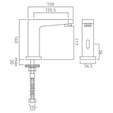 Vado Infrared Tap Vado I-Tech Life Infra-Red Mono Basin Mixer Tap in Chrome