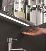 Crosswater Mirrored Cabinet Crosswater Image 700mm Illuminated Mirrored Double Door Cabinet