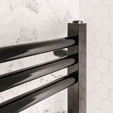 Eastbrook Wendover Straight Heated Towel Rail in Black Gold