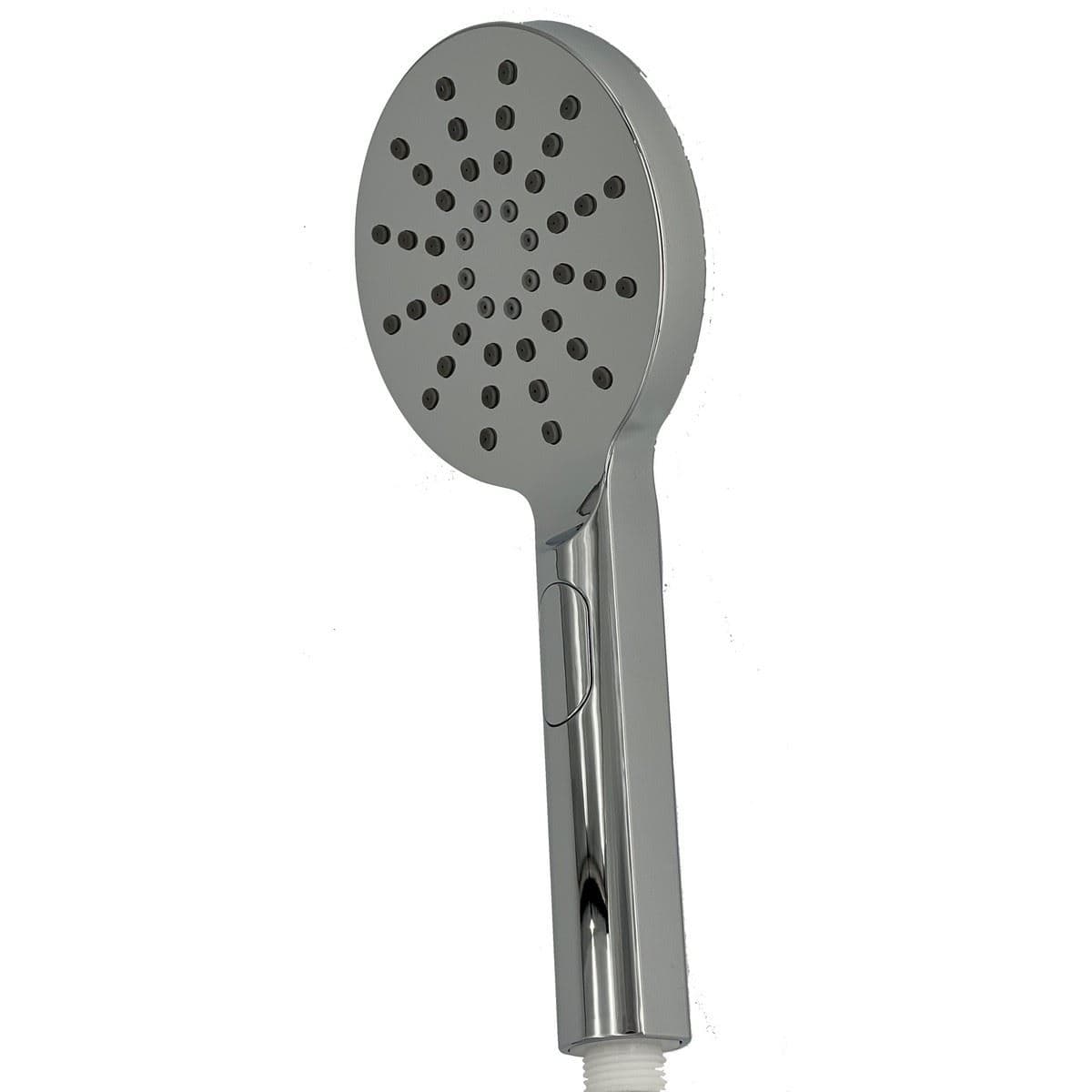 TED Shower Handset Chrome TED Universal 3 Function Round Shower Handset