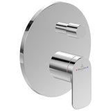 Villeroy & Boch Concealed Shower Valve Villeroy & Boch O.novo 2 Outlet Single Lever Trim Set in Chrome