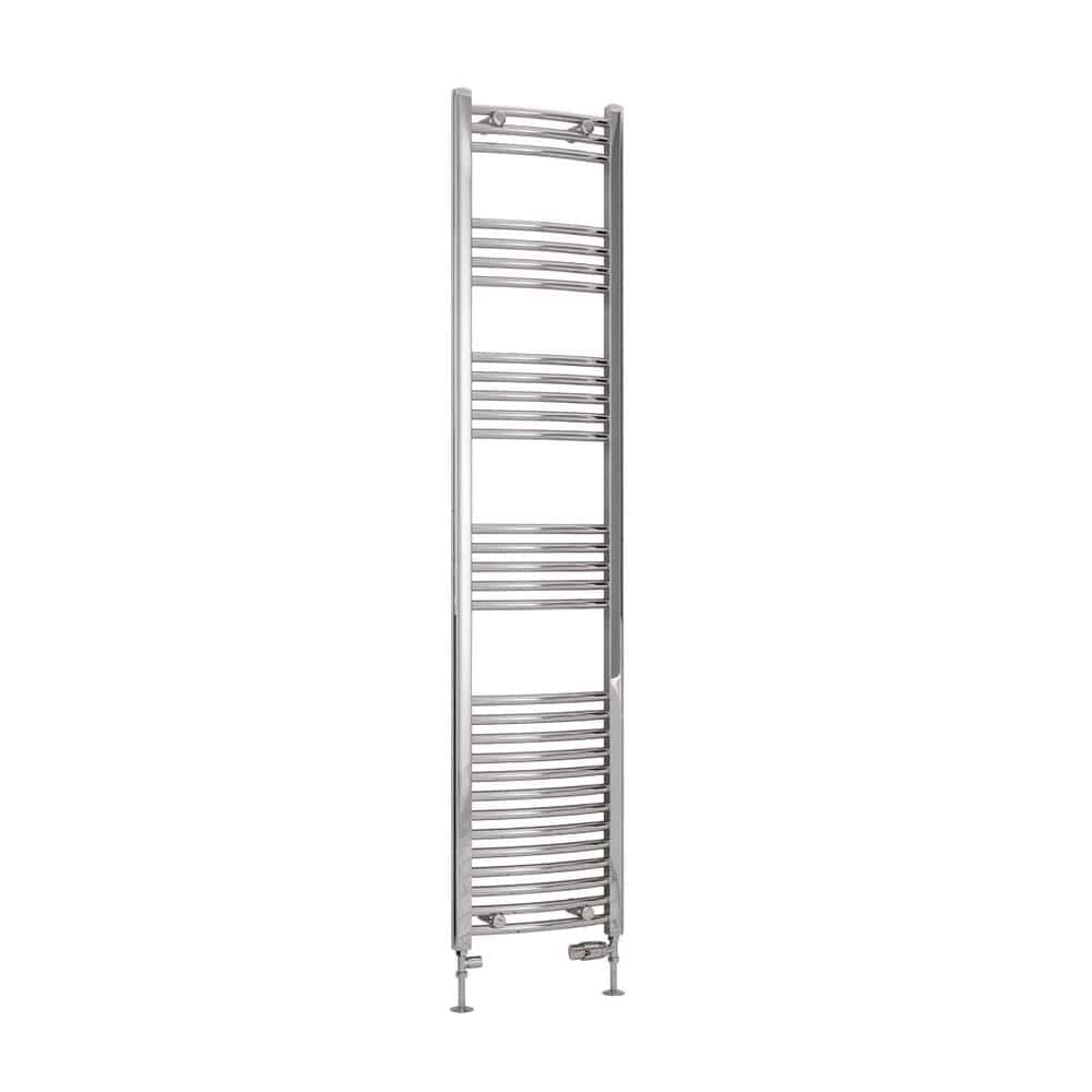 Eastbrook Ladder Rail Eastbrook Wendover Curved Vertical Heated Towel Rail in Chrome