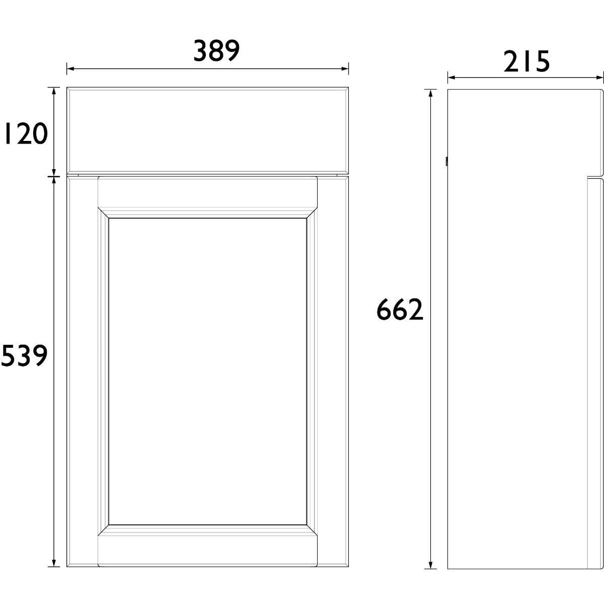 Heritage Cloakroom Vanity Unit Heritage Caversham 400mm Wall Hung Cloakroom Vanity Unit, Basin, Waste and Handle Bundle