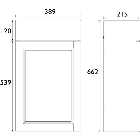 Heritage Cloakroom Vanity Unit Heritage Caversham 400mm Wall Hung Cloakroom Vanity Unit, Basin, Waste and Handle Bundle