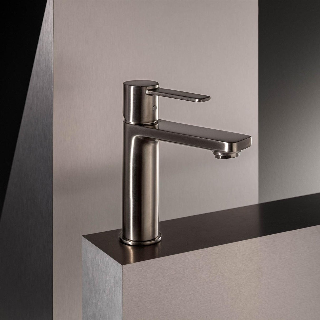 Roca Mono Basin Tap Stainless Steel Finish Roca Targa Cold Start Mono Basin Mixer Tap