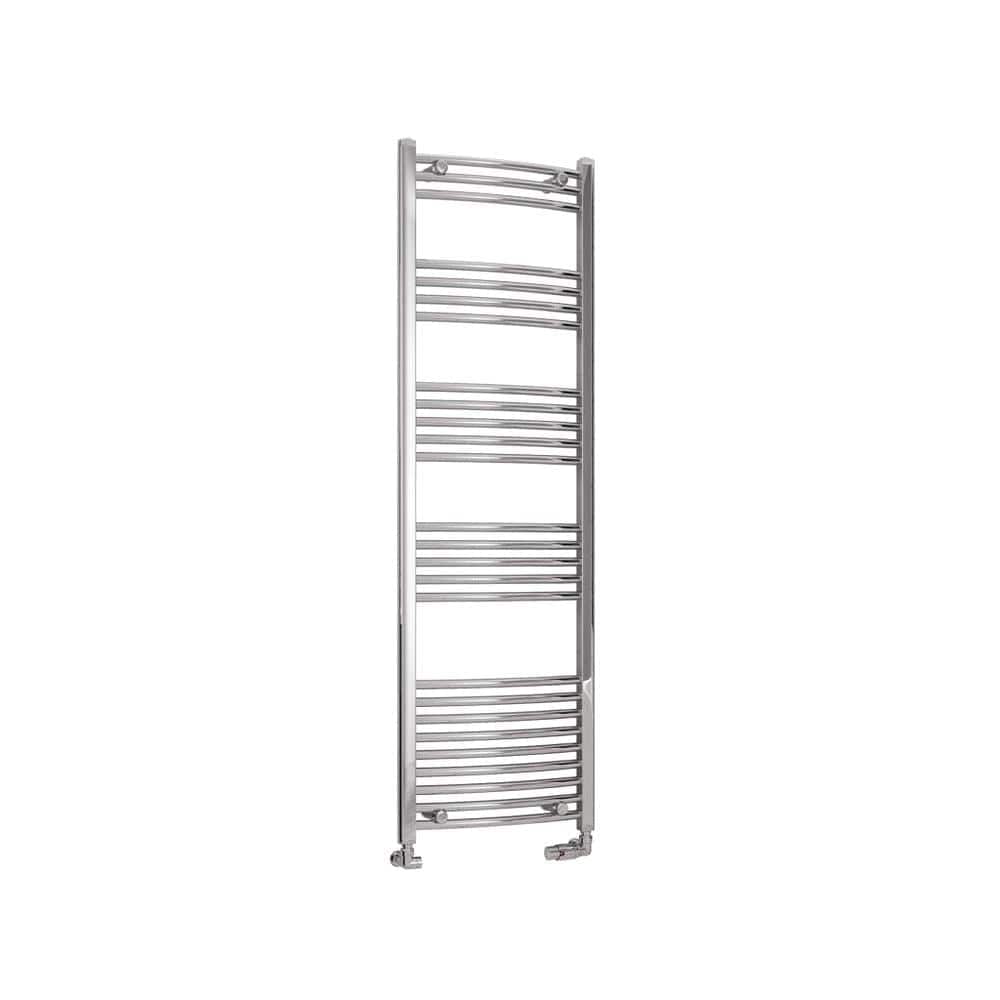 Eastbrook Ladder Rail Eastbrook Wendover Curved Vertical Heated Towel Rail in Chrome