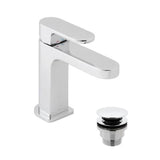 VADO Mono Basin Tap Vado Life Slimline Mono Basin Mixer Tap with Universal Waste - Chrome - LIF-200/CC-CP