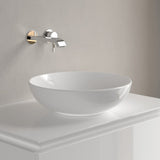 Villeroy & Boch Countertop Basin Villeroy & Boch Loop & Friends Round Countertop Basin in White Alpin