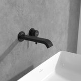 Villeroy & Boch Wall Mounted Basin Tap Matt Black Villeroy & Boch Dawn Wall Mounted Single-Lever Basin Mixer Tap