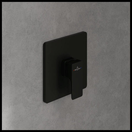 Villeroy & Boch Concealed Shower Valve Matt Black Villeroy & Boch Subway 3.0 1 Outlet Single Lever Trim Set Mixer