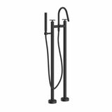 Heritage Freestanding Bath Filler Matt Black Heritage Salcombe Floor Standing Bath Shower Mixer