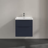 Villeroy & Boch Wall Mounted Vanity Unit Villeroy & Boch Subway 3.0 Wall Hung 600mm Two Drawer Vanity Unit with Basin