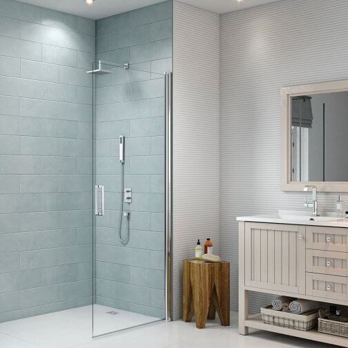 Merlyn Pivot Shower Door 760mm Merlyn 8 Series Frameless Pivot Door