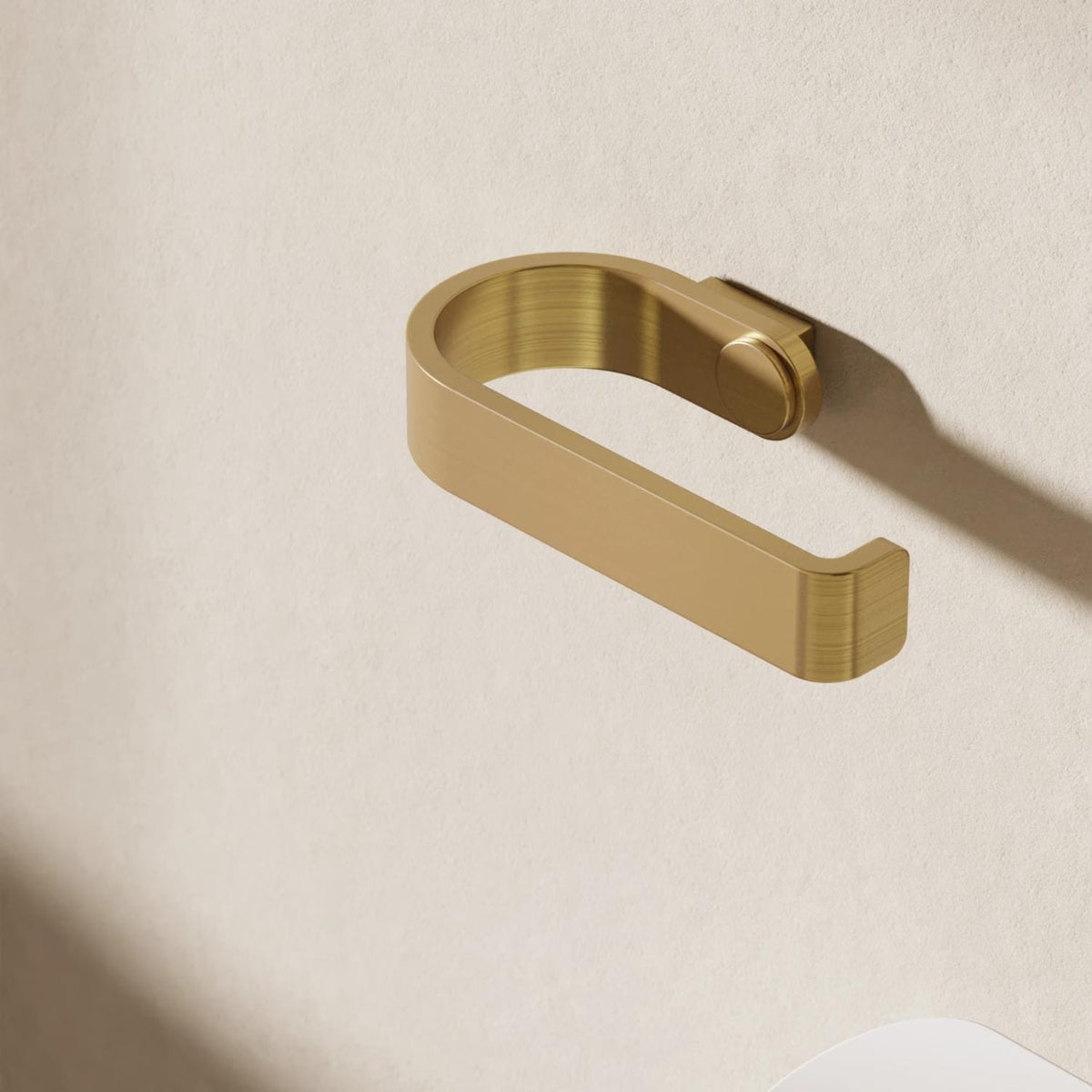 Crosswater Toilet Roll Holder Brushed Brass Crosswater Velo Toilet Roll Holder